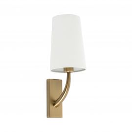 Aplice, corpuri de iluminat pentru pereti - Aplica de perete eleganta design clasic REM auriu/alb