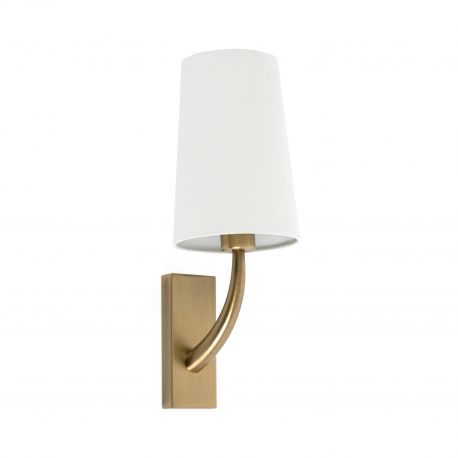 Aplice, corpuri de iluminat pentru pereti - Aplica de perete eleganta design clasic REM auriu/alb