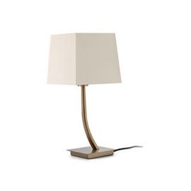 Veioze - Veioza / Lampa de masa eleganta design clasic REM auriu/alb