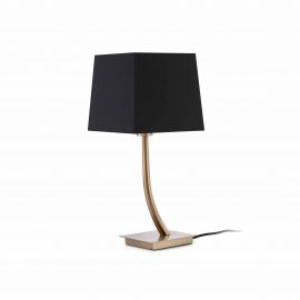 Veioze - Veioza / Lampa de masa eleganta design clasic REM auriu/negru