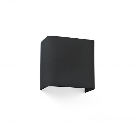 Aplice, corpuri de iluminat pentru pereti - Aplica de perete ambientala design modern COTTON Square neagra