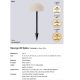 Tarusi - Corp de iluminat decorativ pentru exterior cu tarus Sponge 20