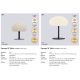 Tarusi - Veioza, Corp de iluminat decorativ pentru exterior Sponge 20