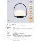 Lampi decorative si solare - Lampa portabila, Corp de iluminat decorativ pentru exterior Sponge 20