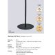 Lampi decorative si solare - Lampa de podea, Corp de iluminat decorativ pentru exterior Sponge