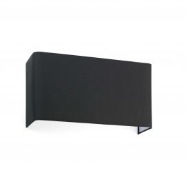 Aplice, corpuri de iluminat pentru pereti - Aplica de perete ambientala design modern COTTON 2L neagra
