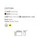 Aplice, corpuri de iluminat pentru pereti - Aplica de perete ambientala design modern COTTON 2L neagra