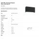 Aplice, corpuri de iluminat pentru pereti - Aplica de perete ambientala design modern COTTON 2L neagra