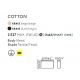 Aplice, corpuri de iluminat pentru pereti - Aplica de perete ambientala design modern COTTON round 2L bej