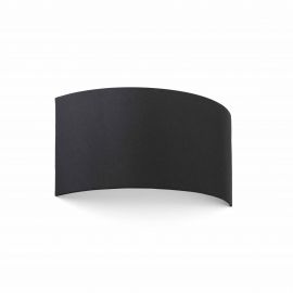 Aplice, corpuri de iluminat pentru pereti - Aplica de perete ambientala design modern COTTON round 2L neagra