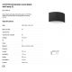 Aplice, corpuri de iluminat pentru pereti - Aplica de perete ambientala design modern COTTON round 2L neagra