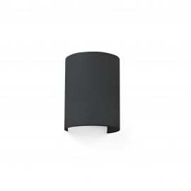 Aplice, corpuri de iluminat pentru pereti - Aplica de perete ambientala design modern COTTON round neagra