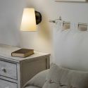 Aplica de perete moderna design elegant LUPE negru/bej