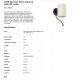 Aplice, corpuri de iluminat pentru pereti - Aplica cu reader LED moderna design elegant LUPE negru/bej