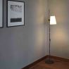 Lampa de podea moderna design elegant LUPE negru/bej