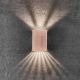 Aplice - Aplica LED exterior cu iluminat up&down IP54 Fold 10 cupru