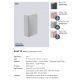 Aplice - Aplica LED exterior cu iluminat up&down IP54 Fold 10 cupru