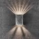 Aplice - Aplica LED exterior cu iluminat up&down IP54 Fold 10 otel galvanizat
