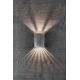 Aplice - Aplica LED exterior cu iluminat up&down IP54 Fold 10 otel galvanizat