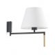 Aplice, corpuri de iluminat pentru pereti - Aplica moderna directionabila design elegant RON gri inchis/bej