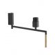 Aplice, corpuri de iluminat pentru pereti - Aplica moderna directionabila design elegant RON gri inchis/bej
