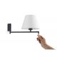 Aplice, corpuri de iluminat pentru pereti - Aplica moderna directionabila design elegant RON gri inchis/bej