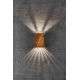 Aplice - Aplica LED exterior cu iluminat up&down IP54 Fold 10 corten