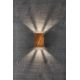 Aplice - Aplica LED exterior cu iluminat up&down IP54 Fold 10 corten