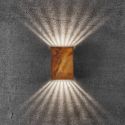 Aplica LED exterior cu iluminat up&down IP54 Fold 10 corten