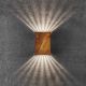 Aplice - Aplica LED exterior cu iluminat up&down IP54 Fold 10 corten