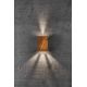 Aplice - Aplica LED exterior cu iluminat up&down IP54 Fold 10 corten