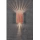 Aplice - Aplica LED exterior cu iluminat up&down IP54 Fold 15 cupru