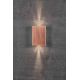 Aplice - Aplica LED exterior cu iluminat up&down IP54 Fold 15 cupru