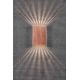 Aplice - Aplica LED exterior cu iluminat up&down IP54 Fold 15 cupru