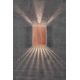 Aplice - Aplica LED exterior cu iluminat up&down IP54 Fold 15 cupru