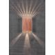 Aplice - Aplica LED exterior cu iluminat up&down IP54 Fold 15 cupru