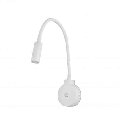 Aplice, corpuri de iluminat pentru pereti - Aplica LED tip reader LED design modern minimalist PIXIE alba