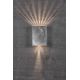 Aplice - Aplica LED exterior cu iluminat up&down IP54 Fold 15 otel galvanizat