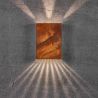 Aplica LED exterior cu iluminat up&down IP54 Fold 15 corten