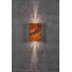 Aplice - Aplica LED exterior cu iluminat up&down IP54 Fold 15 corten