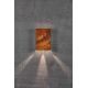 Aplice - Aplica LED exterior cu iluminat up&down IP54 Fold 15 corten