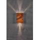 Aplice - Aplica LED exterior cu iluminat up&down IP54 Fold 15 corten