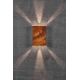 Aplice - Aplica LED exterior cu iluminat up&down IP54 Fold 15 corten