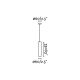 Pendule, Lustre suspendate - Pendul modern design minimalist STAN alb