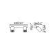 Aplice cu Spot - Aplica perete / tavan cu 2 spoturi directionabile design modern STAN 2L alba
