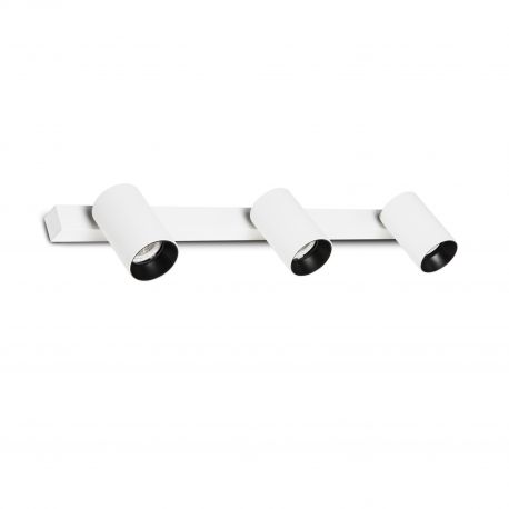 Aplice cu Spot - Aplica perete / tavan cu 3 spoturi directionabile design modern STAN 3L alba