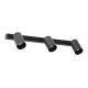 Aplice cu Spot - Aplica perete / tavan cu 3 spoturi directionabile design modern STAN 3L neagra