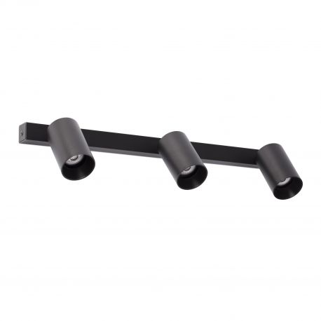 Aplice cu Spot - Aplica perete / tavan cu 3 spoturi directionabile design modern STAN 3L neagra