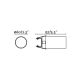 Spoturi tavan fals - Spot incastrabil tavan / perete design modern STAN negru