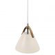 Pendule, Lustre suspendate - Pendul design nordic STRAP 16 sticla alba